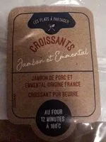 Mängden socker i Croissants Jambon et Emmental