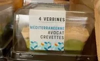 Mängden socker i Verrines avocats crevettes