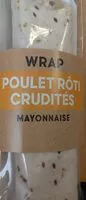 Mängden socker i Wrap Poulet rôti Crudités Mayonnaise