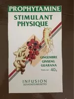 Mängden socker i Prophytamine Stimulant Physique