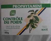 Mängden socker i Racine BIO Prophytamine Infusion à base de Maté