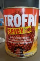 Mängden socker i Moambe, hot palmnut concentrate