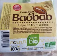 Mängden socker i Concassé de baobab