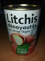 Mängden socker i litchis denoyautés au sirop léger