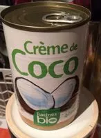 Mängden socker i Crème coco bio