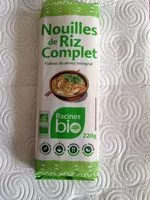 Mängden socker i Nouilles riz complet bio