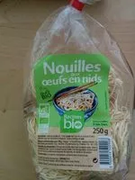 Mängden socker i Nouilles aux œufs en nids