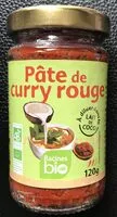 Mängden socker i Pâte de curry rouge