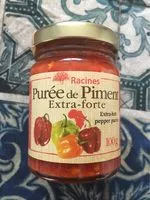 Mängden socker i Puree Piment Extra Fort Racines