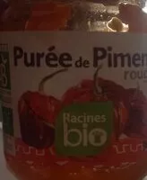 Mängden socker i Purée de piment rouge racines bio