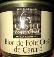 Mängden socker i Bloc de foie gras de canard