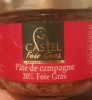 Mängden socker i Pâte de campagne  20% foie gras