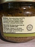 Mängden socker i Suprême D'olives Vertes