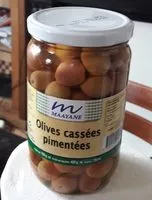 Mängden socker i Olives cassées pimentées