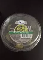 Mängden socker i Olives Vertes Marinees