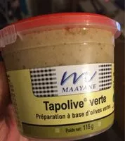 Mängden socker i Tapenade Verte,