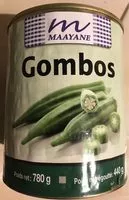 Mängden socker i Gombos,