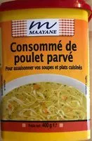 Mängden socker i Consommé de poulet parvé