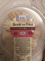 Mängden socker i Strudel aux fruits