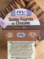 Mängden socker i Sablés fourrés au chocolat