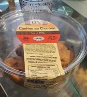 Mängden socker i Cookies aux chocolat