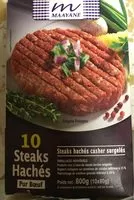 Mängden socker i 10 Steaks Hachés Pur Boeuf