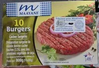 Mängden socker i 10 Burgers Casher Surgelés