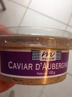 Mängden socker i Caviar d'aubergines