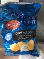 Mängden socker i Chips light au sel marin de Camargue