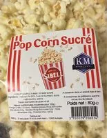Mängden socker i Pop corn sucré