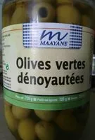 Mängden socker i Olives vertes dénoyautées