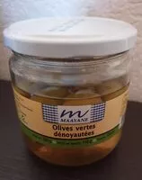 Mängden socker i Olives vertes dénoyautées