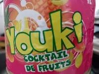Mängden socker i Youki Cocktail de fruits
