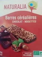 Mängden socker i Barres céréalières chocolat noisettes