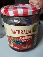 Mängden socker i Confiture de myrtilles