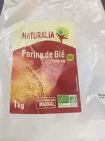 Mängden socker i Farine de blé type 80