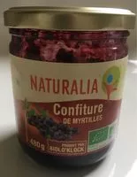Mängden socker i Confiture de myrtilles