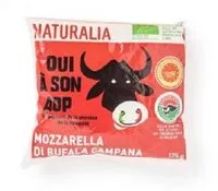 Mängden socker i Mozarella di bufala campana Bio