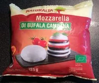 Mängden socker i Mozzarella du bufala campana
