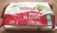 Mängden socker i Beurre de baratte demi-sel