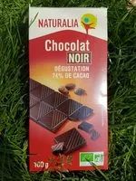 Mängden socker i Chocolat noir dégustation 74% de cacao