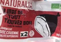 Mängden socker i Jambon cuit avec couenne