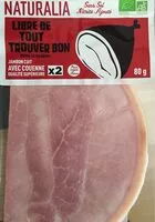 Mängden socker i Jambon cuit