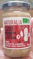 Mängden socker i Purées cacahuètes, amandes, noix de cajou, noisettes