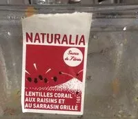 Mängden socker i Lentilles corail aux raisins et au sarrasin grillé