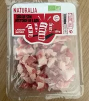 Mängden socker i Lardons nature