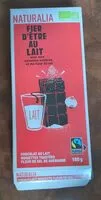 Mängden socker i Chocolat au lait noisettes toastées fleur de sel de guerande