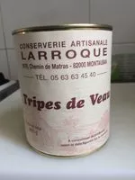 Mängden socker i Tripes de veau