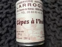 Mängden socker i Légumes cèpes à l’huile