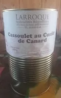 Mängden socker i Cassoulet au confit de canard